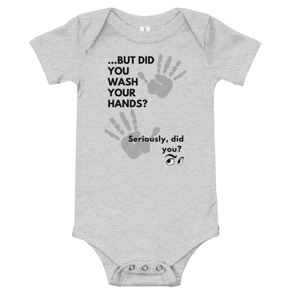 Wash Your Hands Baby Onesie