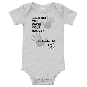 Wash Your Hands Baby Onesie