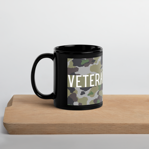 Camo Veteran Black Mug